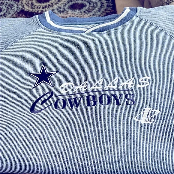 NFL Dallas Cowboys navy Crewneck Sweater size 5X - Picture 1 of 8